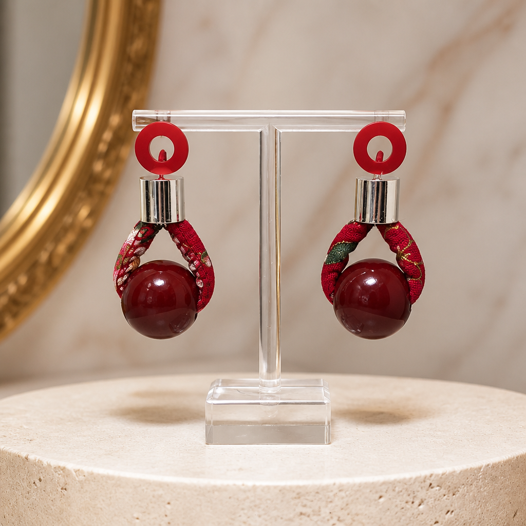 Cherry Blossom Drop Earrings